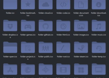 Colloid Blue Dracula IconPack 7TSP