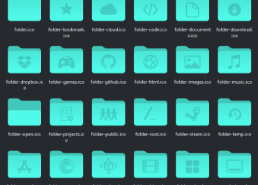 Colloid Teal Dracula IconPack 7TSP