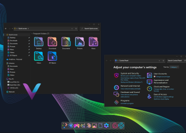 Vivid Dark Icons Theme